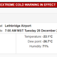 Illustration for article titled Its a cold one this morning...
